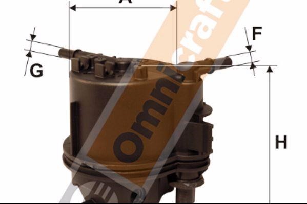 Omnicraft 2136759 Fuel filter 2136759