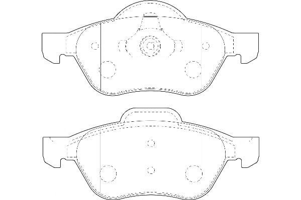 Omnicraft 2134874 Brake Pad Set, disc brake 2134874