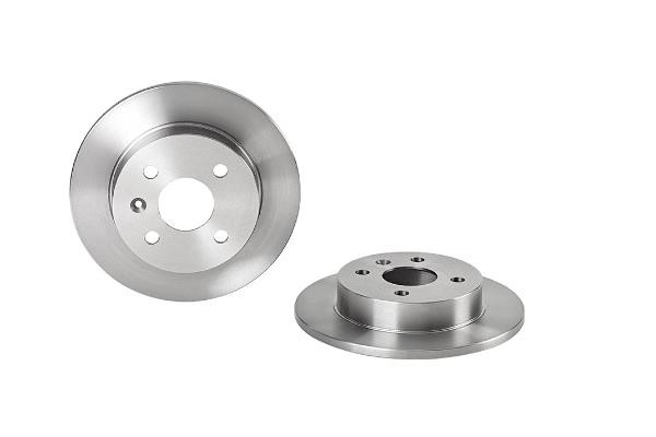Omnicraft 2134654 Rear brake disc, non-ventilated 2134654