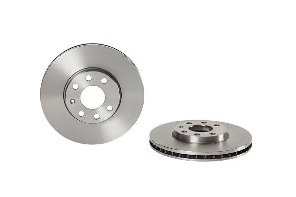 Omnicraft 2133956 Front brake disc ventilated 2133956