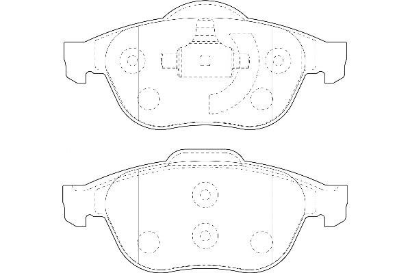 Omnicraft 2135029 Brake Pad Set, disc brake 2135029
