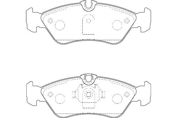 Omnicraft 2135704 Brake Pad Set, disc brake 2135704