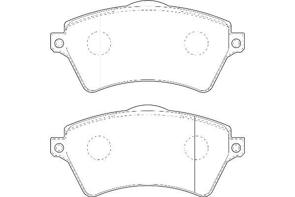 Omnicraft 2135034 Brake Pad Set, disc brake 2135034