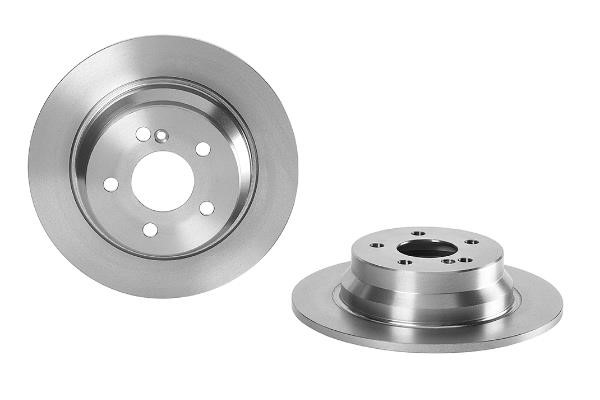 Omnicraft 2143275 Rear brake disc, non-ventilated 2143275