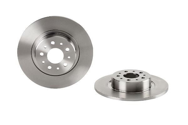 Omnicraft 2143330 Rear brake disc, non-ventilated 2143330