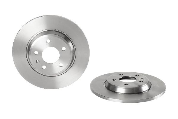 Omnicraft 2134668 Rear brake disc, non-ventilated 2134668