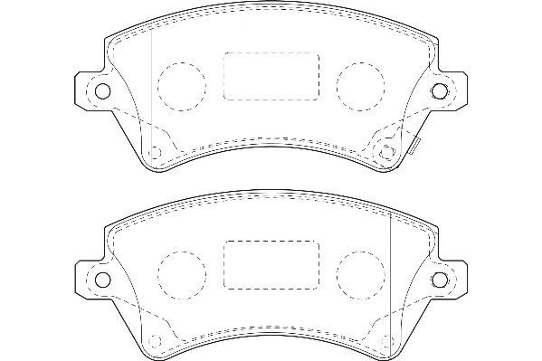 Omnicraft 2135146 Brake Pad Set, disc brake 2135146
