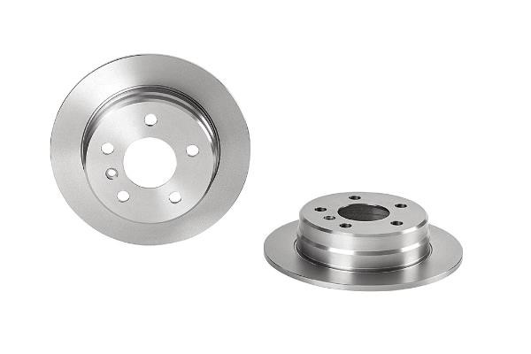 Omnicraft 2134650 Rear brake disc, non-ventilated 2134650