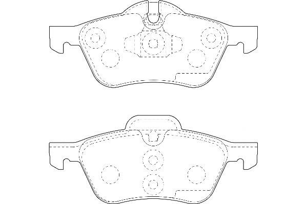 Omnicraft 2134988 Brake Pad Set, disc brake 2134988