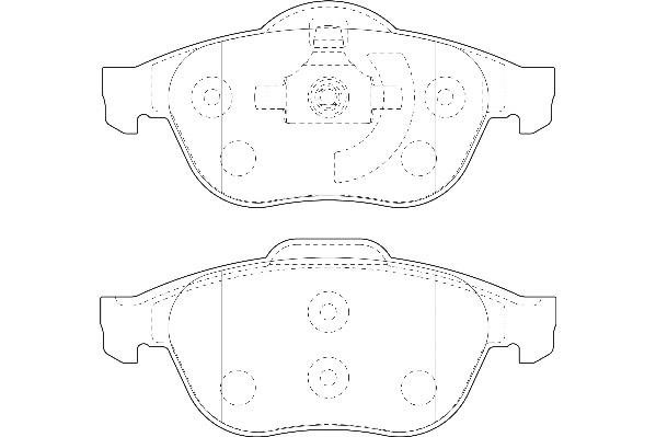 Omnicraft 2135126 Brake Pad Set, disc brake 2135126