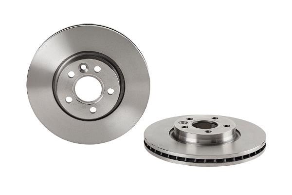 Omnicraft 2133954 Front brake disc ventilated 2133954