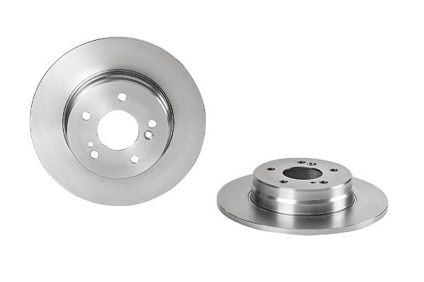 Omnicraft 2134672 Rear brake disc, non-ventilated 2134672