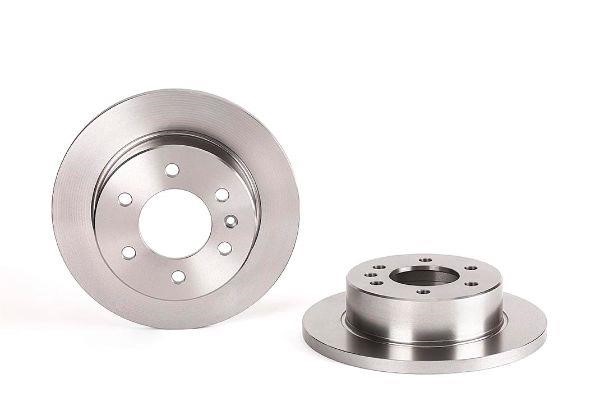 Omnicraft 2143255 Rear brake disc, non-ventilated 2143255