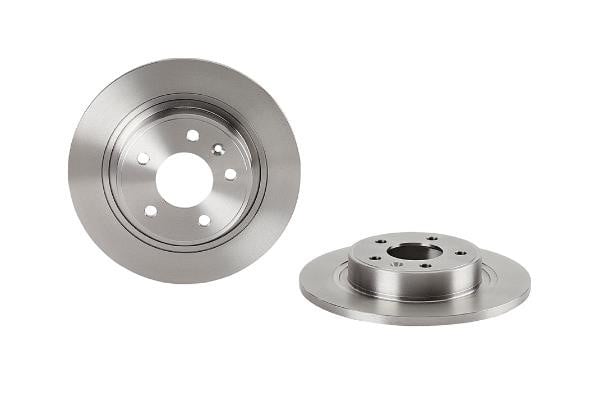 Omnicraft 2143296 Rear brake disc, non-ventilated 2143296