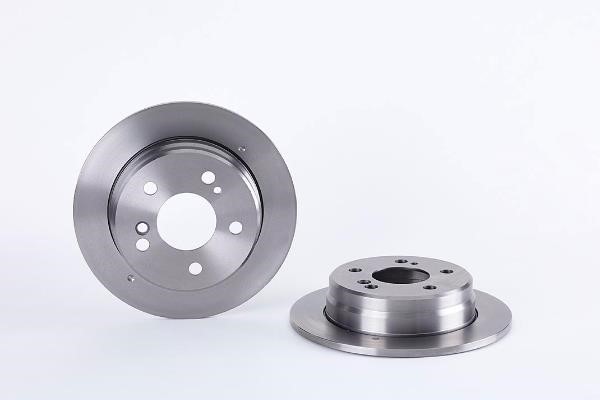 Omnicraft 2143123 Rear brake disc, non-ventilated 2143123