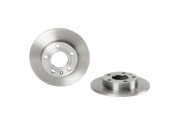 Omnicraft 2143095 Rear brake disc, non-ventilated 2143095