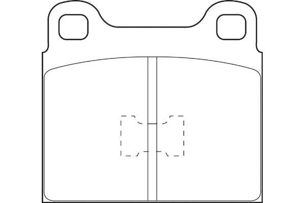 Omnicraft 2134904 Brake Pad Set, disc brake 2134904