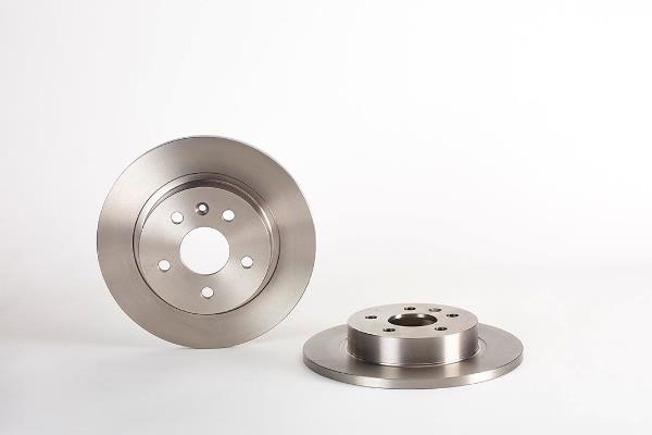 Omnicraft 2143117 Rear brake disc, non-ventilated 2143117