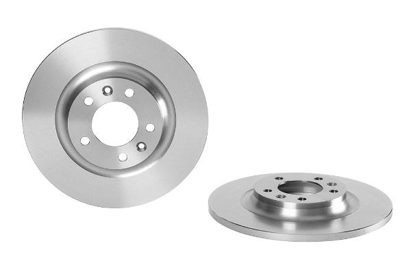 Omnicraft 2134664 Rear brake disc, non-ventilated 2134664