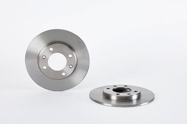 Omnicraft 2143263 Rear brake disc, non-ventilated 2143263