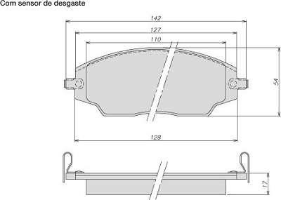 Ate 8029 Brake Pad Set, disc brake 8029