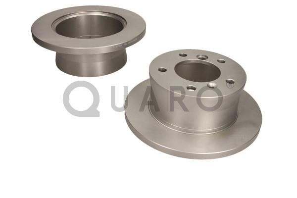 Quaro QD3675 Rear brake disc, non-ventilated QD3675