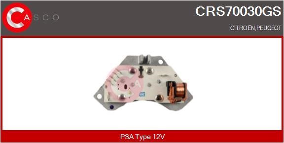 Casco CRS70030GS Resistor, interior blower CRS70030GS