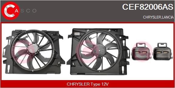 Casco CEF82006AS Electric Motor, radiator fan CEF82006AS