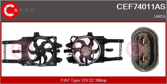 Casco CEF74011AS Electric Motor, radiator fan CEF74011AS