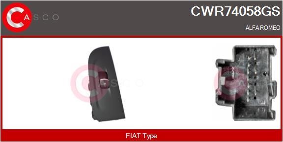 Casco CWR74058GS Power window button CWR74058GS