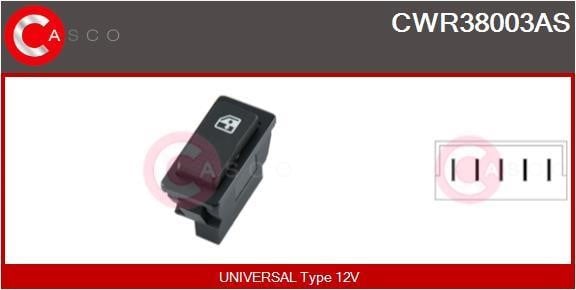 CWR38003AS Casco Power window button