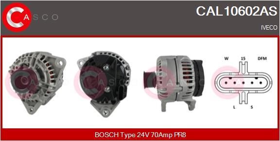 Casco CAL10602AS Alternator CAL10602AS CAL10602AS Casco Alternator