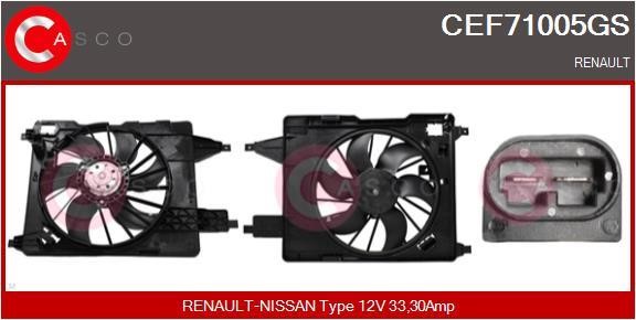 Casco CEF71005GS Electric Motor, radiator fan CEF71005GS