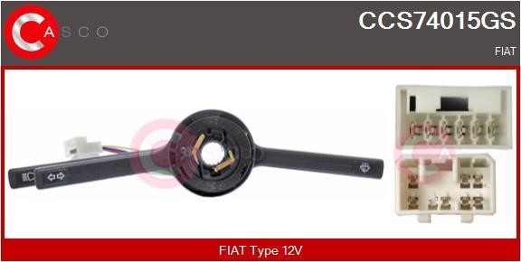 Turn signal switch Fiat Panda: CCS74015GS Casco Steering Column Switch