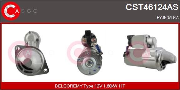 Starter motor KIA Ceed (Kia Ceed): CST46124AS Casco Starter