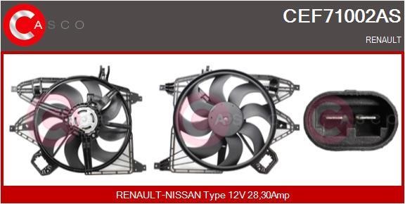 Casco CEF71002AS Electric Motor, radiator fan CEF71002AS