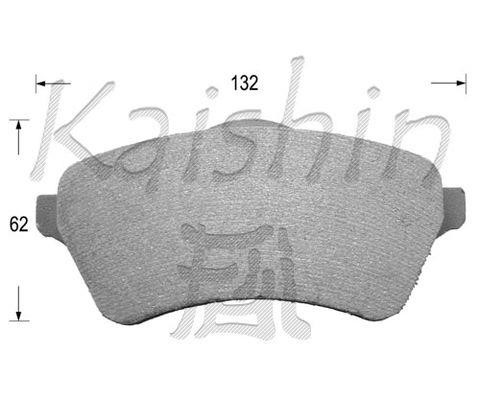 Kaishin FK10050 Brake Pad Set, disc brake FK10050