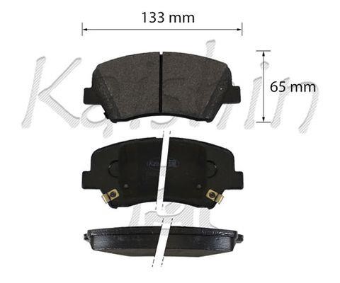 Kaishin FK10211 Front disc brake pads, set FK10211