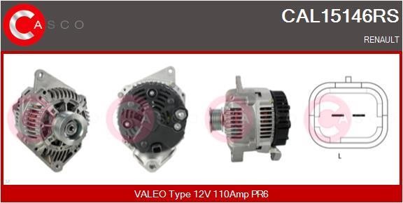 Casco CAL15146RS Alternator CAL15146RS