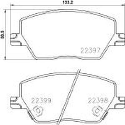 Kaishin FK20088 Brake Pad Set, disc brake FK20088