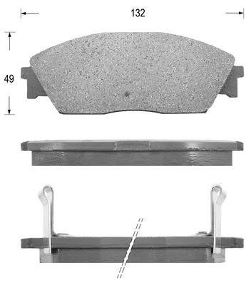 Kaishin FK5039 Brake Pad Set, disc brake FK5039