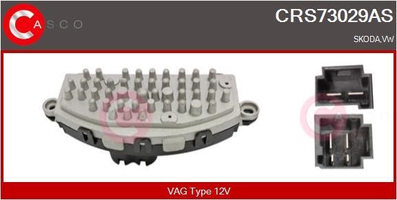 Casco CRS73029AS Resistor, interior blower CRS73029AS