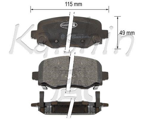 Kaishin FK10229 Rear disc brake pads, set FK10229