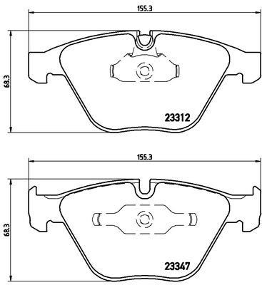 Kaishin FK20104 Brake Pad Set, disc brake FK20104