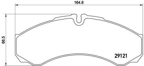 Kaishin FK20221 Brake Pad Set, disc brake FK20221