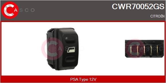 Casco CWR70052GS Power window button CWR70052GS