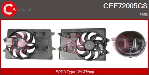 Casco CEF72005GS Electric Motor, radiator fan CEF72005GS