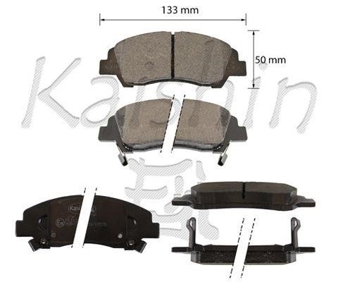 Kaishin FK11358 Brake Pad Set, disc brake FK11358