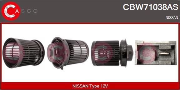 CBW71038AS Casco Fan assy - heater motor