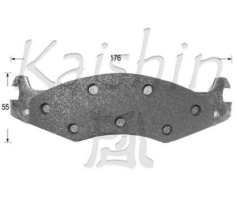 Kaishin FK10005 Brake Pad Set, disc brake FK10005